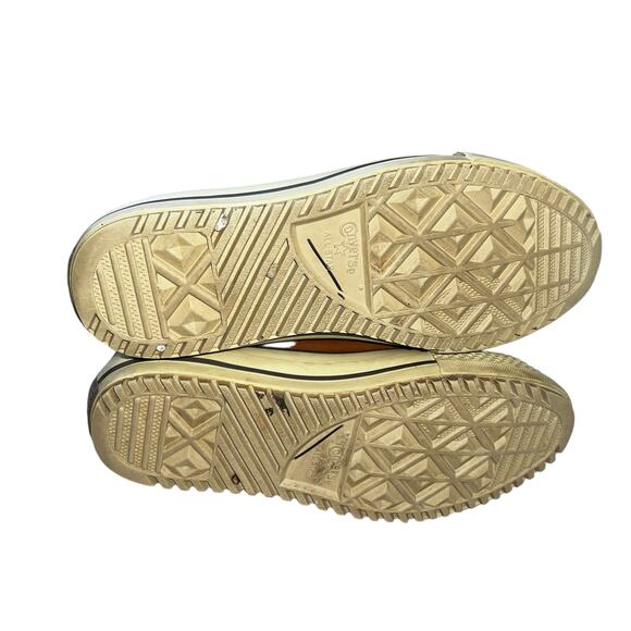 Converse Chuck Taylor All Star brown High-Top Leather Sneakers Men size 6 W- 8 - Picture 6 of 8